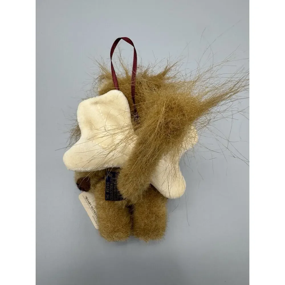Boyds Archive Collection Roary Maneford Plush 5‎ Inch Ornament Angle Wings